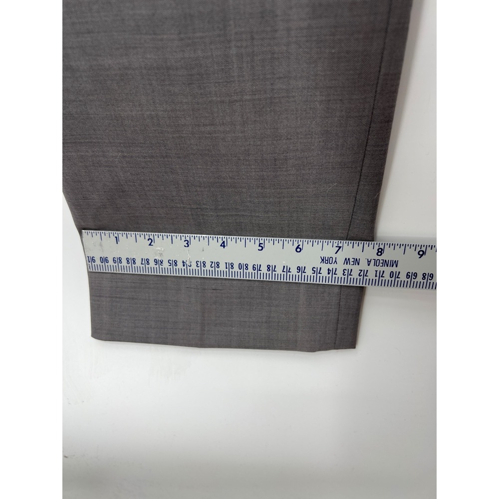 Brooks Brothers‎ 346 Caroline Fit Gray Wool Blend Dress Pants Trousers Womens 14 - Picture 6 of 8